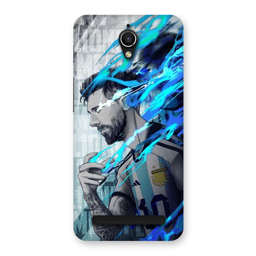 Electrifying Soccer Star Back Case for Zenfone Go