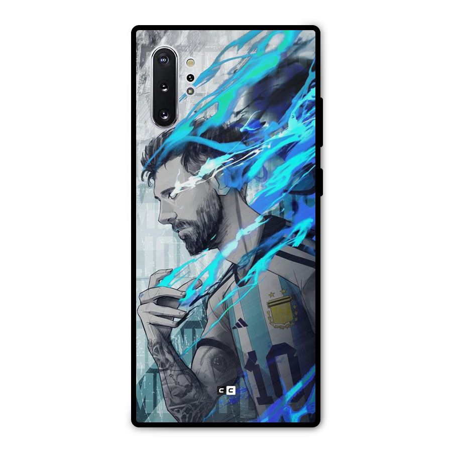Electrifying Soccer Star Metal Back Case for Galaxy Note 10 Plus