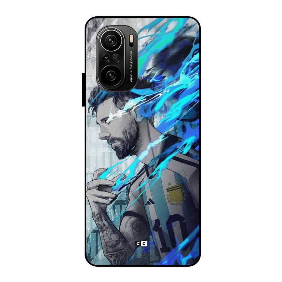 Electrifying Soccer Star Metal Back Case for Mi 11X Pro