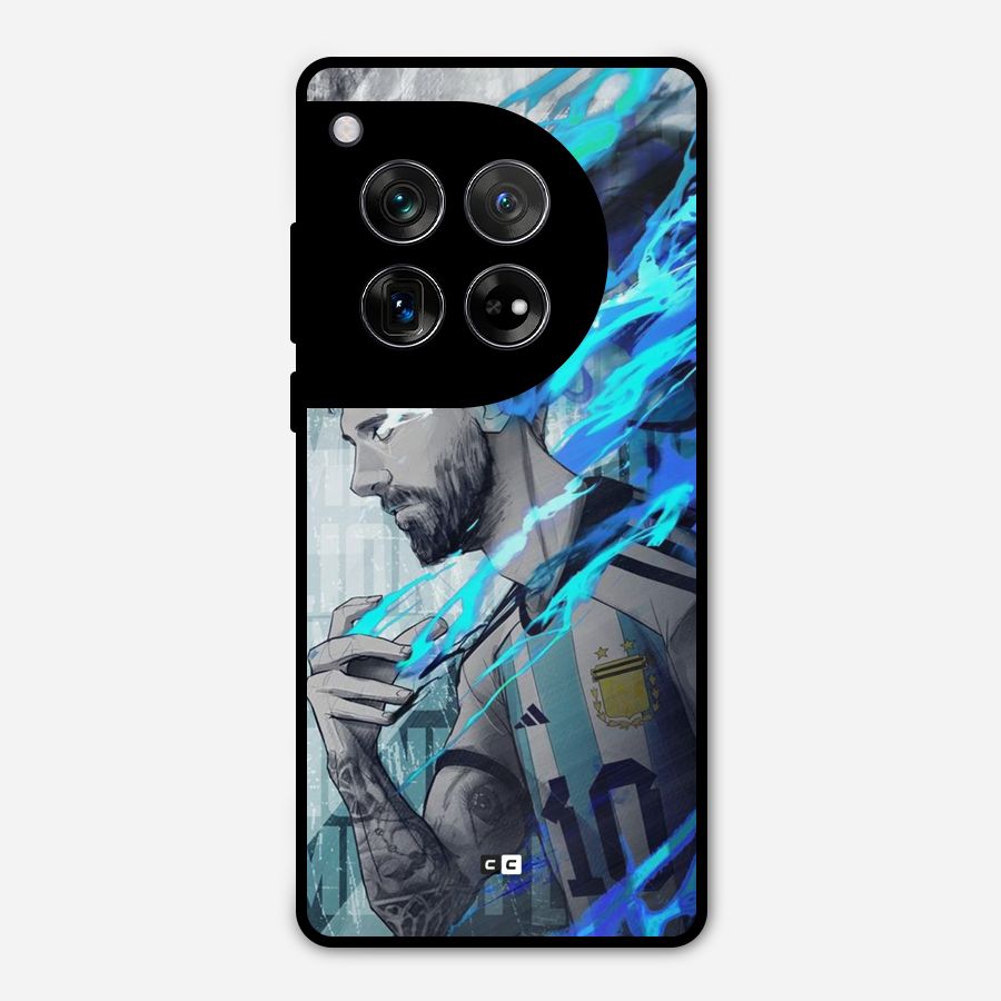 Electrifying Soccer Star Metal Back Case for OnePlus 12