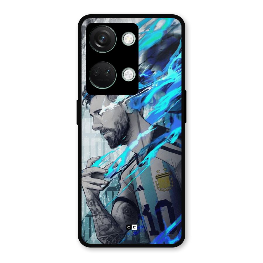 Electrifying Soccer Star Metal Back Case for OnePlus Nord 3