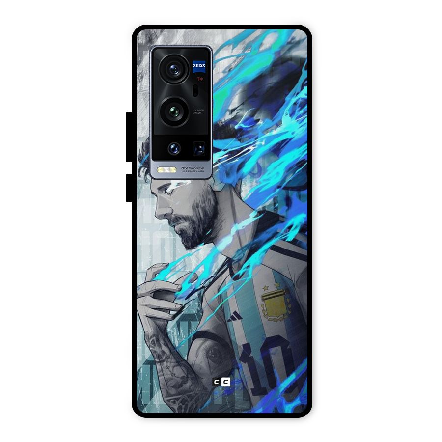 Electrifying Soccer Star Metal Back Case for Vivo X60 Pro Plus