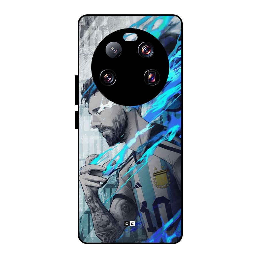 Electrifying Soccer Star Metal Back Case for Xiaomi 13 Ultra