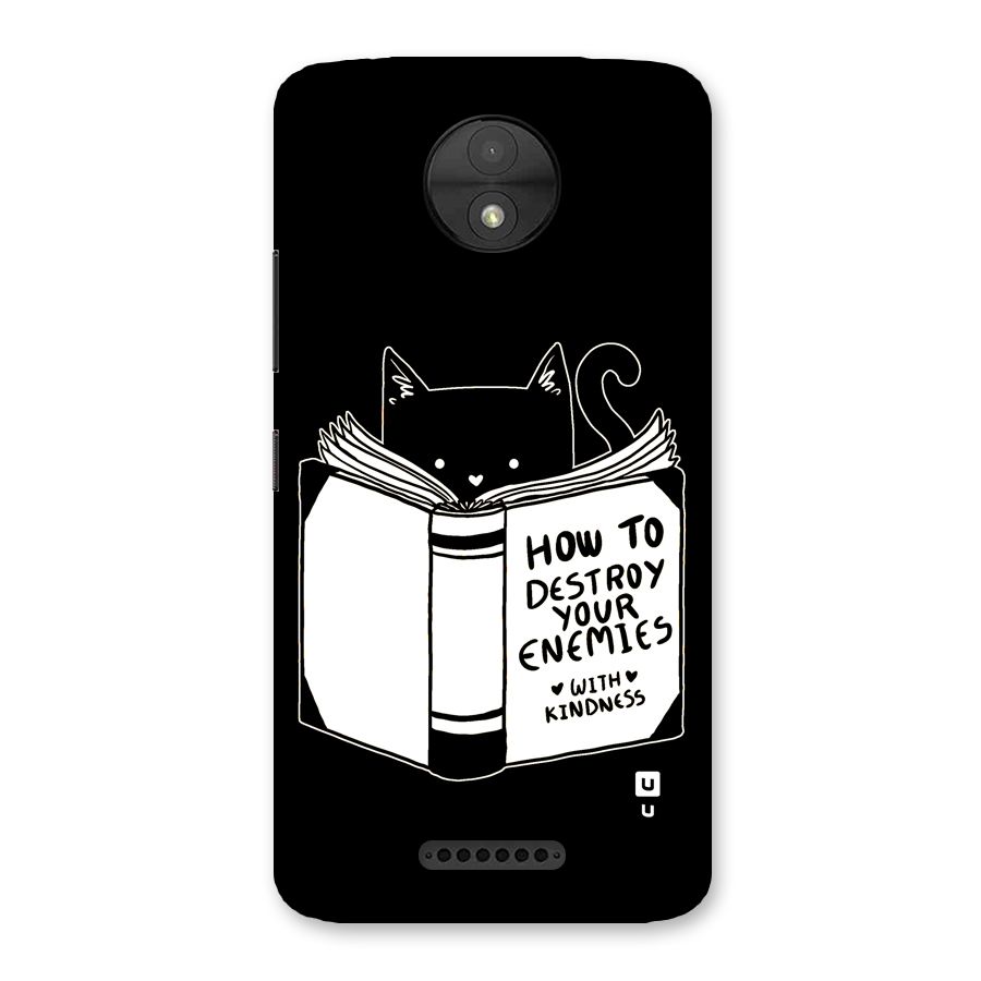 Enemies Destroyer Back Case for Moto C