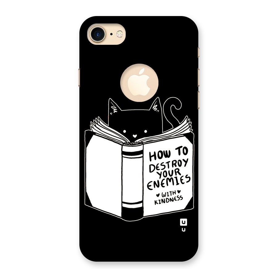 Enemies Destroyer Back Case for iPhone 8 Logo Cut