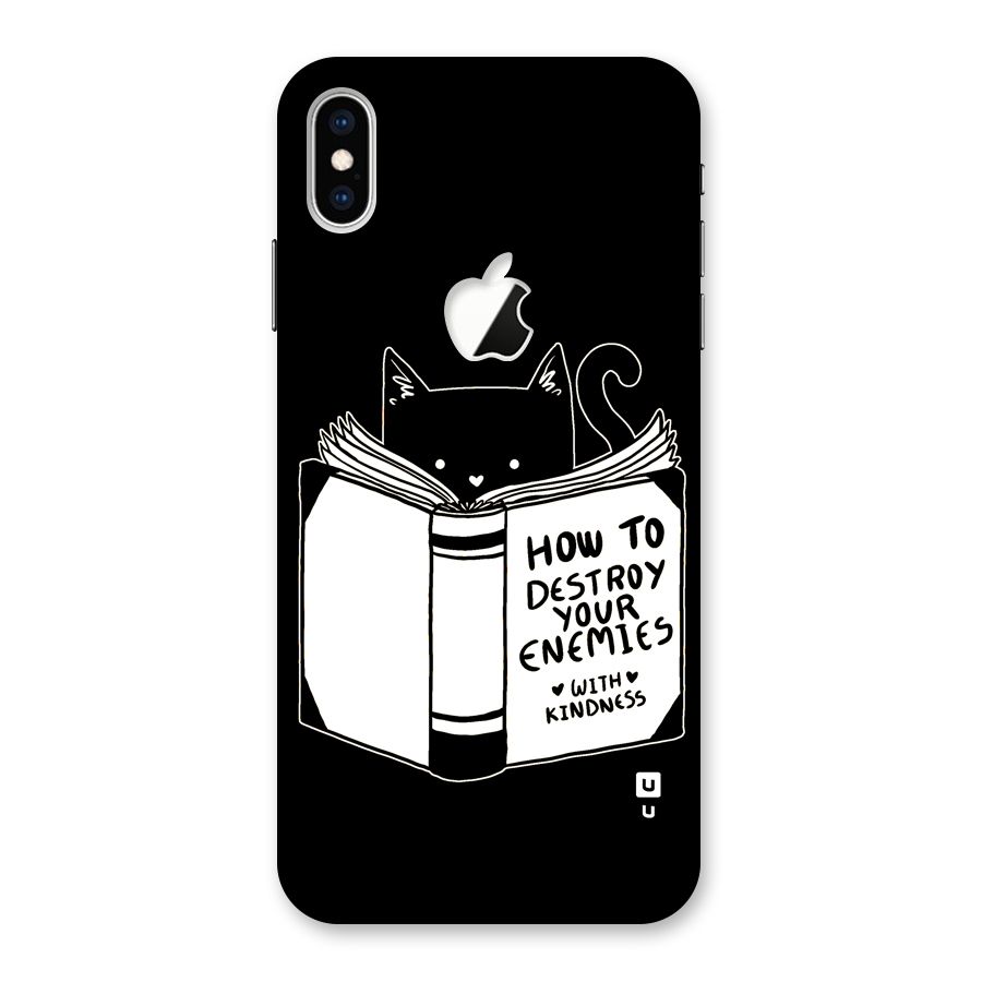 Enemies Destroyer Back Case for iPhone XS Max Apple Cut
