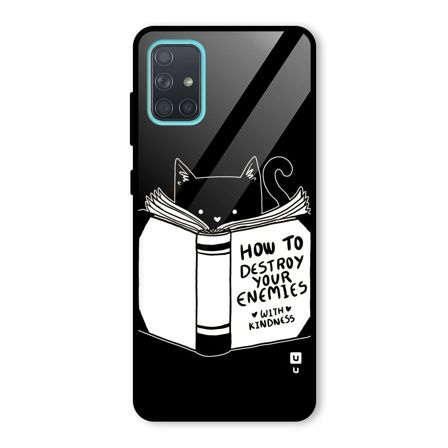 Enemies Destroyer Glass Back Case for Galaxy A71