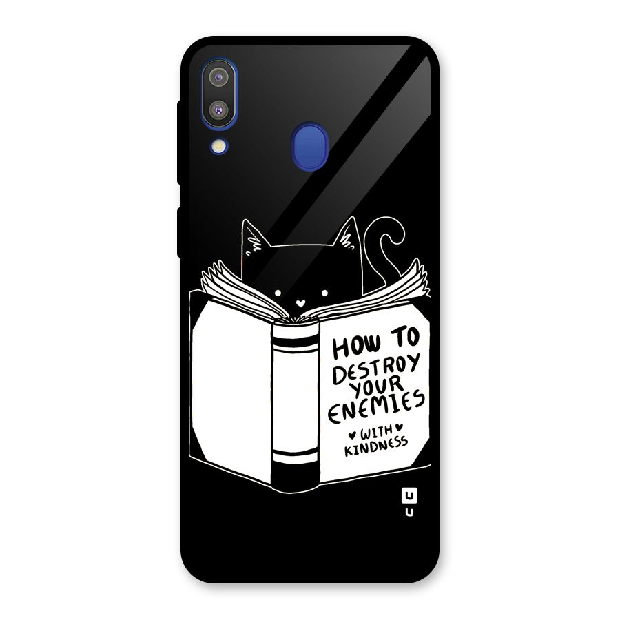 Enemies Destroyer Glass Back Case for Galaxy M20