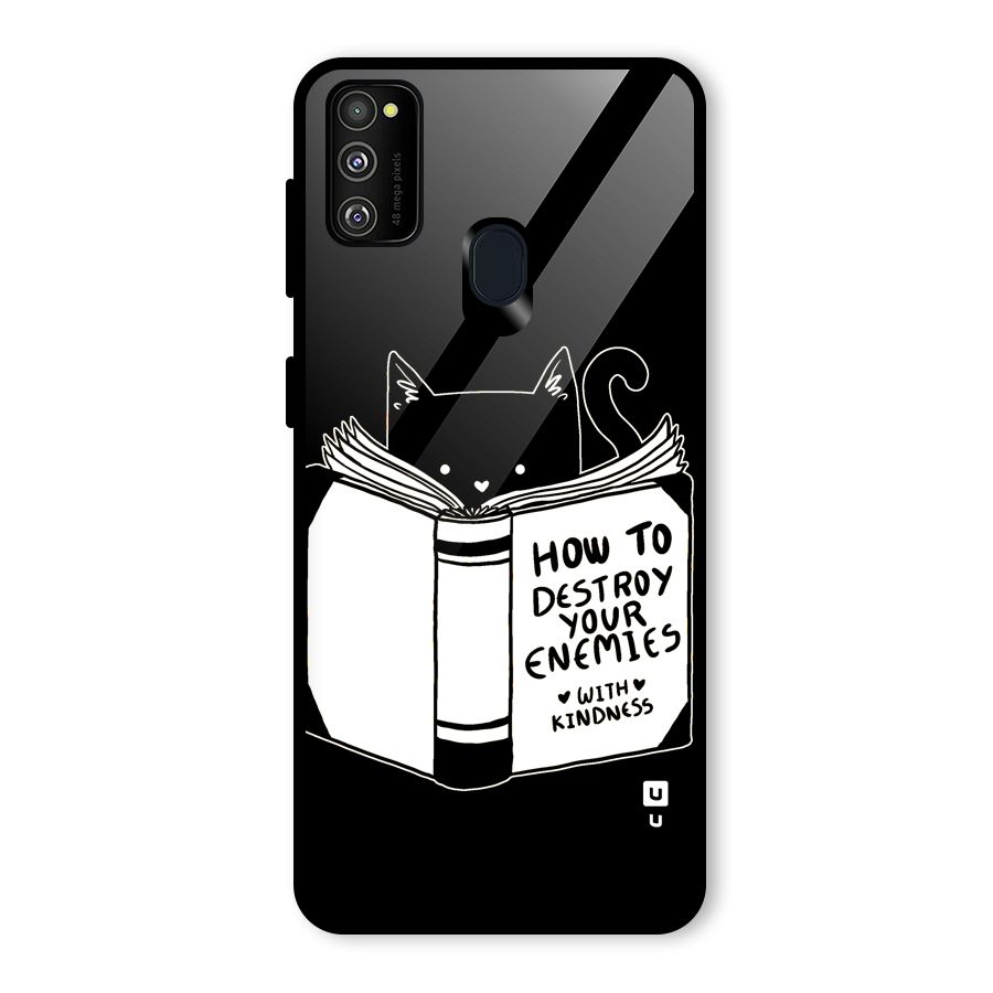 Enemies Destroyer Glass Back Case for Galaxy M30s