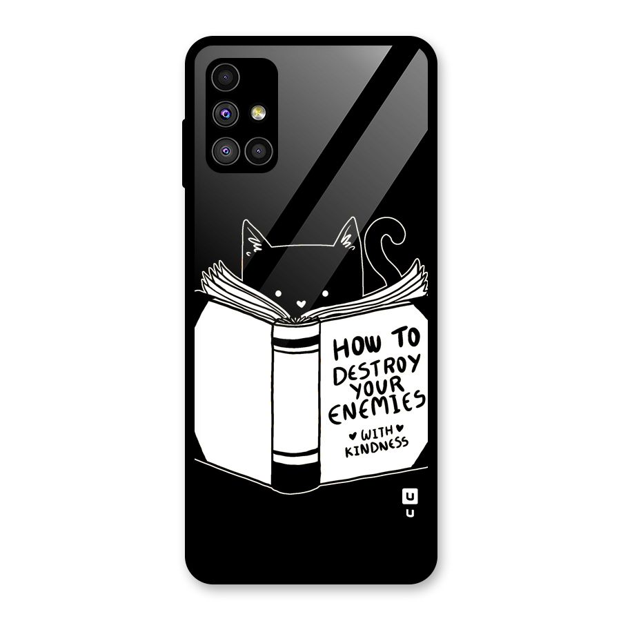 Enemies Destroyer Glass Back Case for Galaxy M51