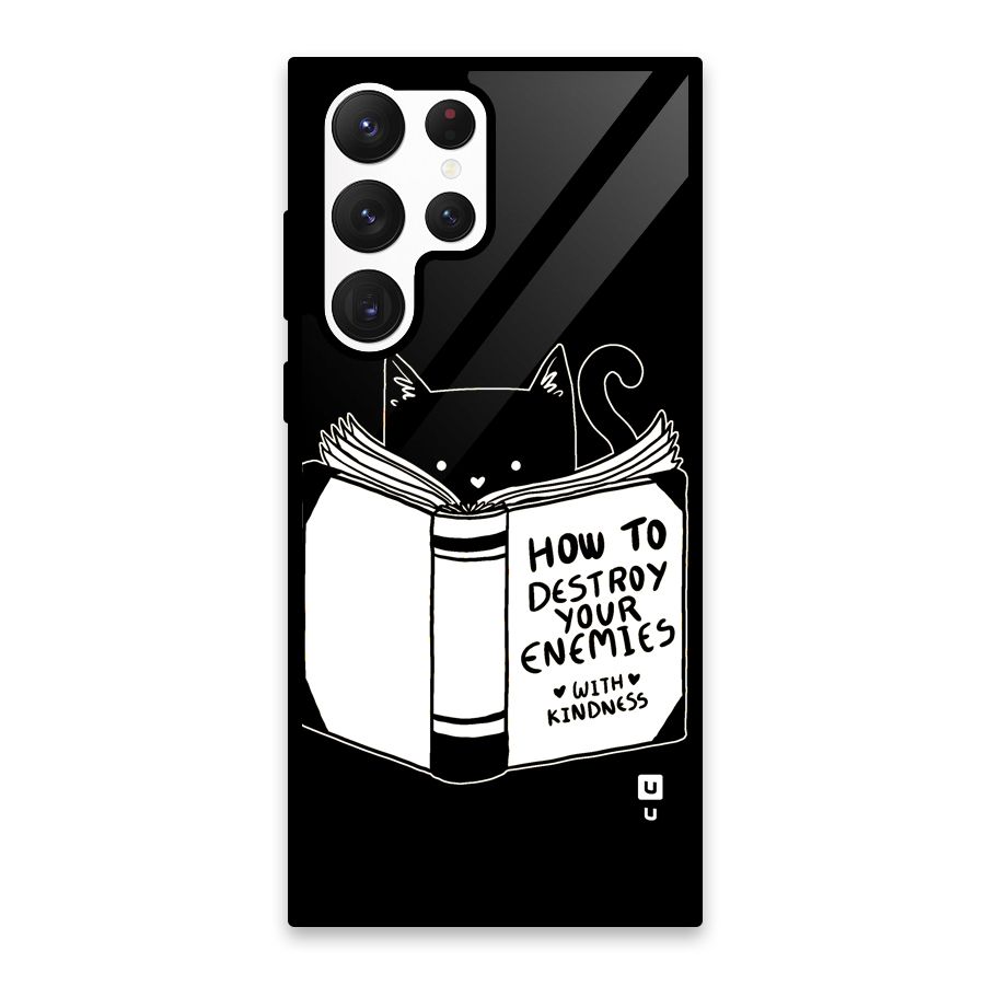 Enemies Destroyer Glass Back Case for Galaxy S22 Ultra 5G
