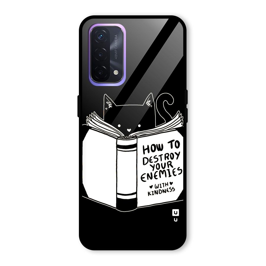 Enemies Destroyer Glass Back Case for Oppo A74 5G