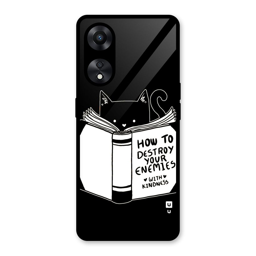 Enemies Destroyer Glass Back Case for Oppo A78