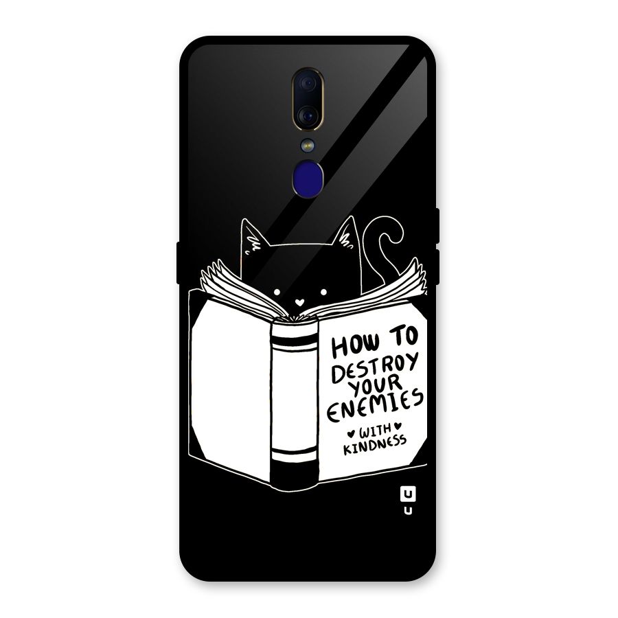 Enemies Destroyer Glass Back Case for Oppo F11