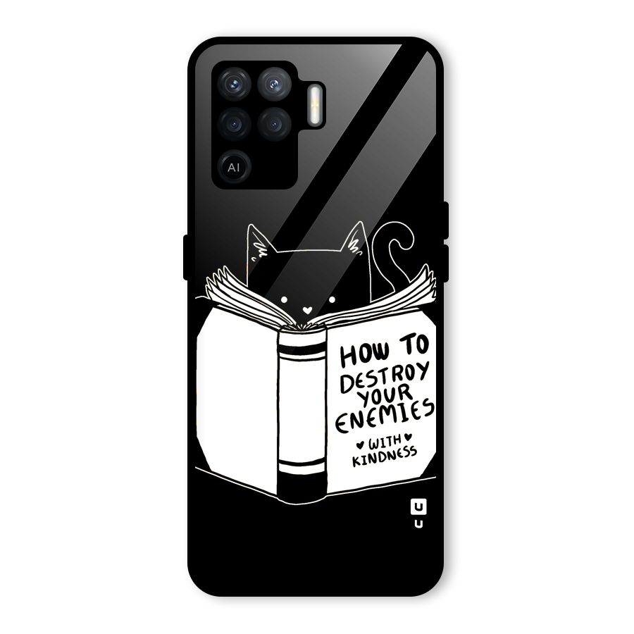 Enemies Destroyer Glass Back Case for Oppo F19 Pro