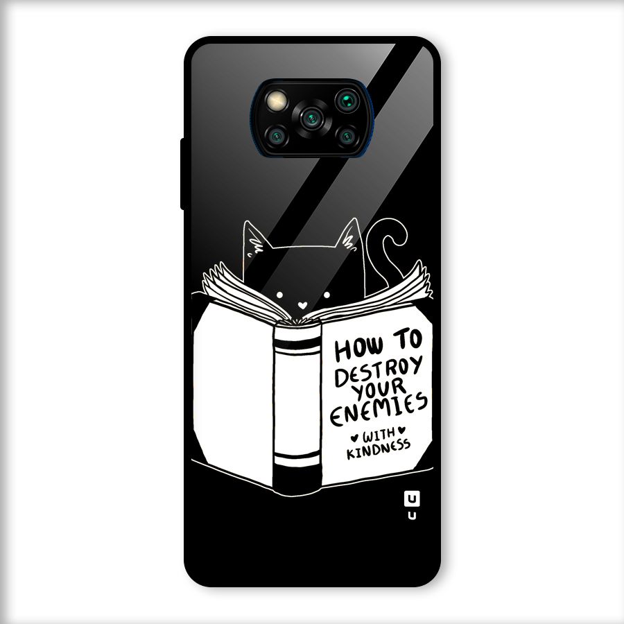 Enemies Destroyer Glass Back Case for Poco X3