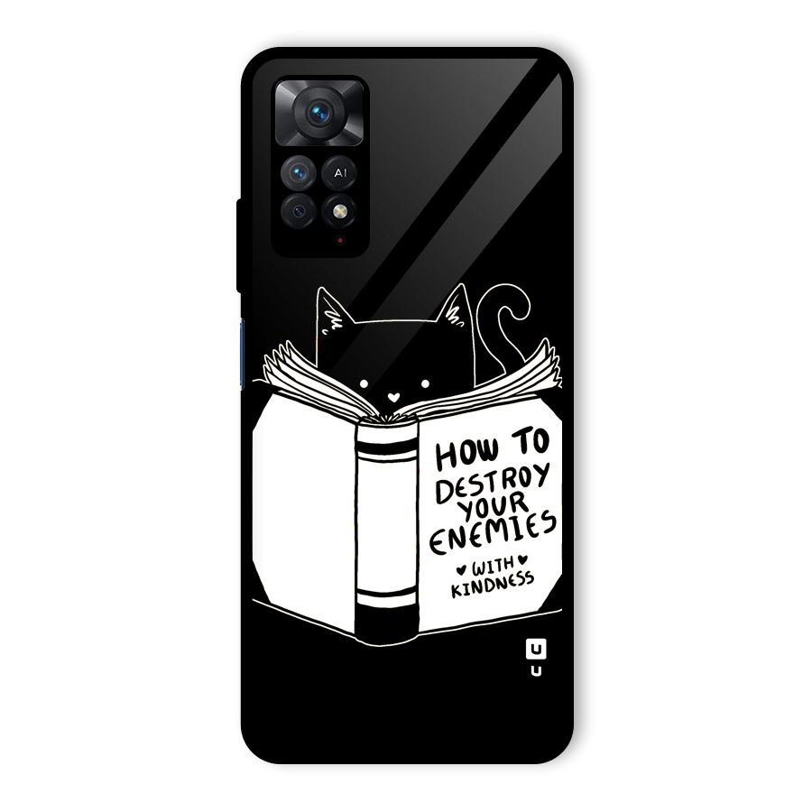 Enemies Destroyer Glass Back Case for Redmi Note 11 Pro