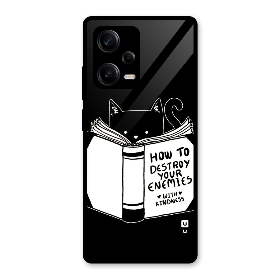 Enemies Destroyer Glass Back Case for Redmi Note 12 Pro