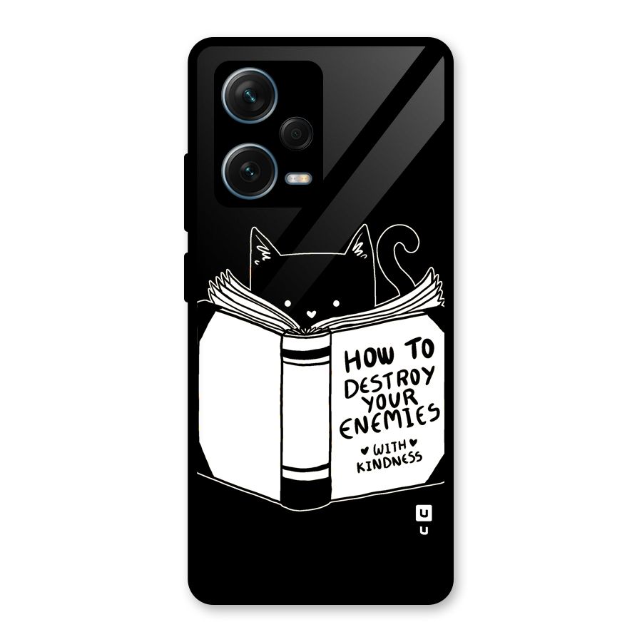 Enemies Destroyer Glass Back Case for Redmi Note 12 Pro Plus 5G