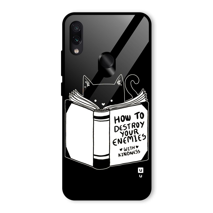 Enemies Destroyer Glass Back Case for Redmi Note 7 Pro