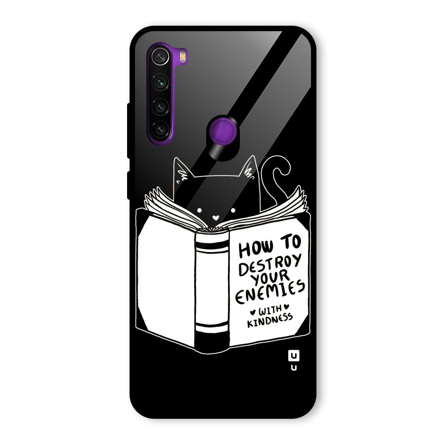 Enemies Destroyer Glass Back Case for Redmi Note 8
