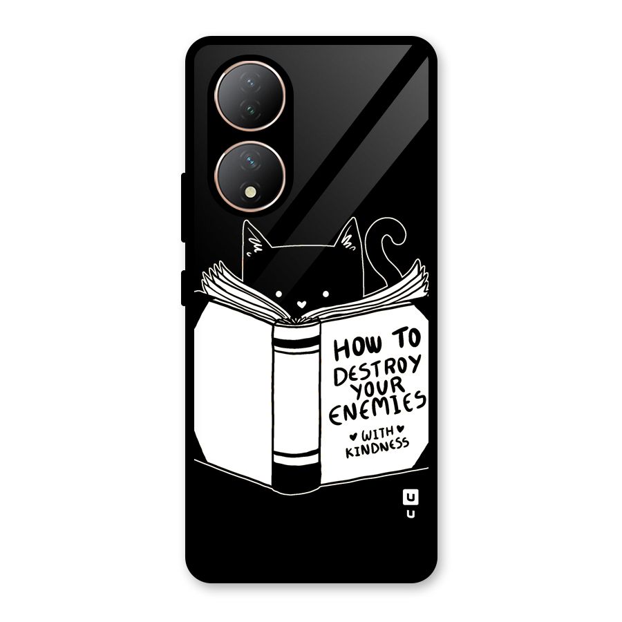 Enemies Destroyer Glass Back Case for Vivo T2