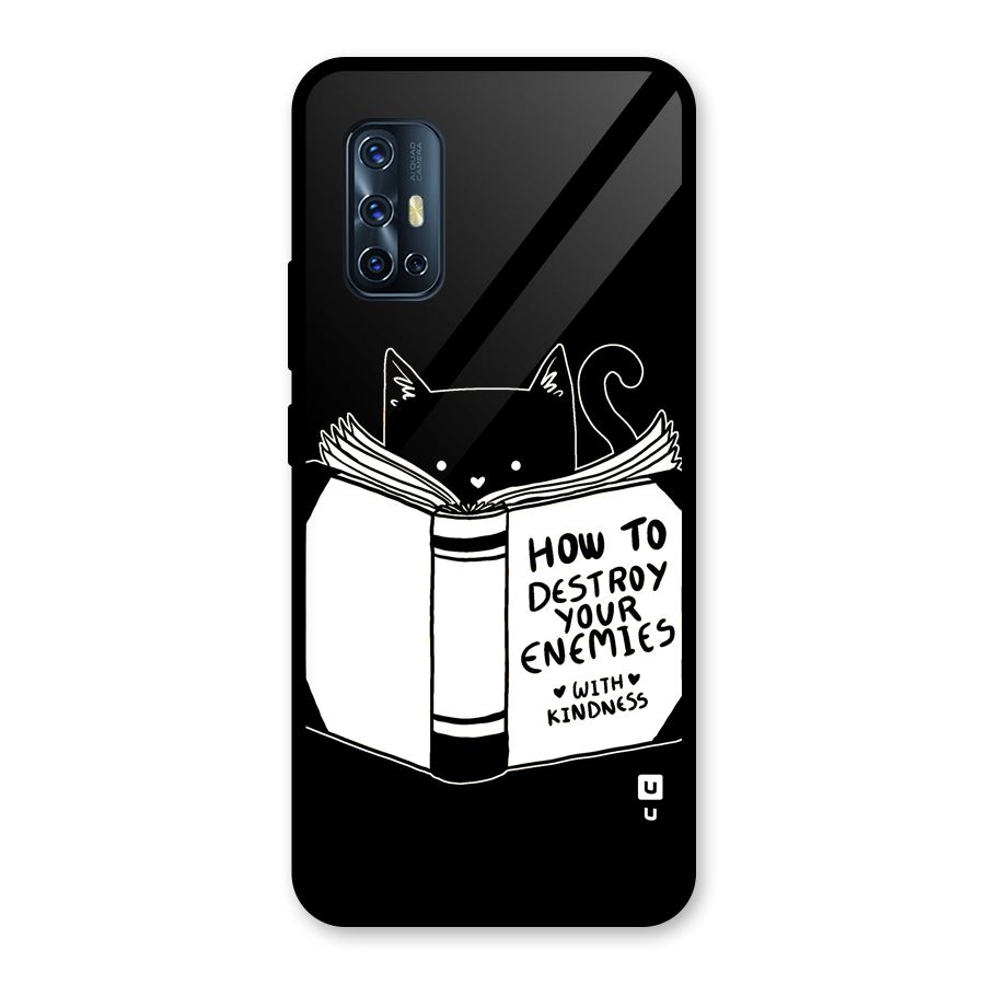 Enemies Destroyer Glass Back Case for Vivo V17