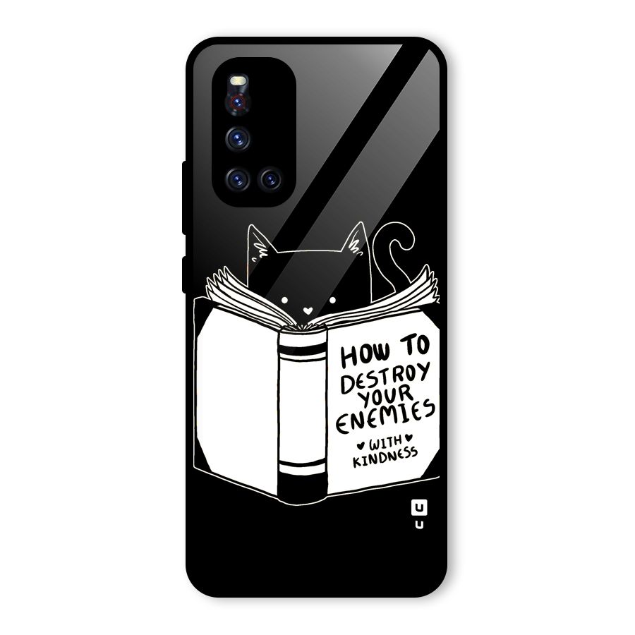 Enemies Destroyer Glass Back Case for Vivo V19