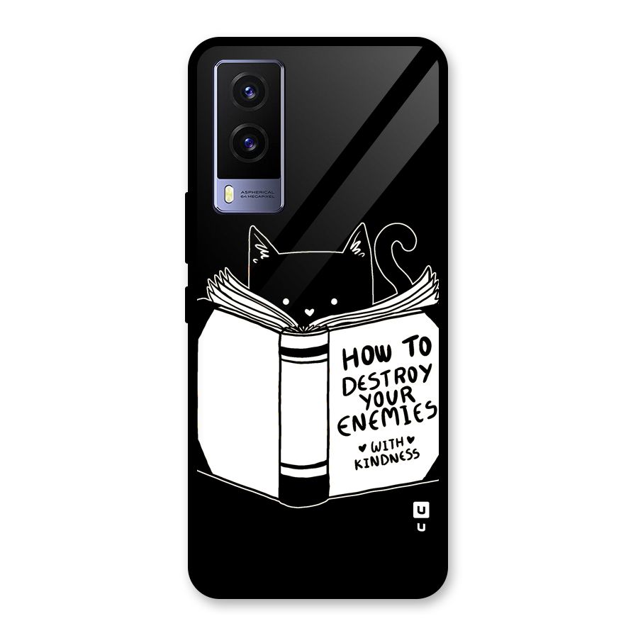 Enemies Destroyer Glass Back Case for Vivo V21e 5G