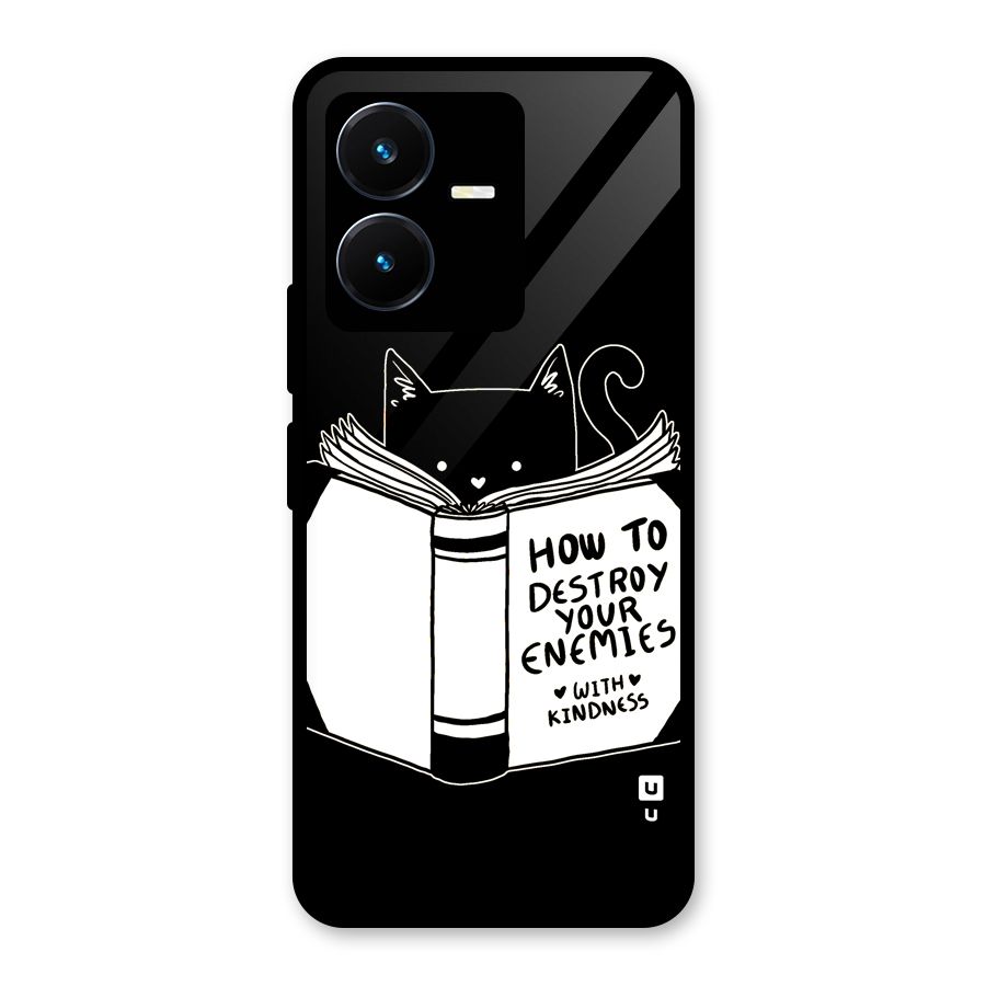 Enemies Destroyer Glass Back Case for Vivo Y22
