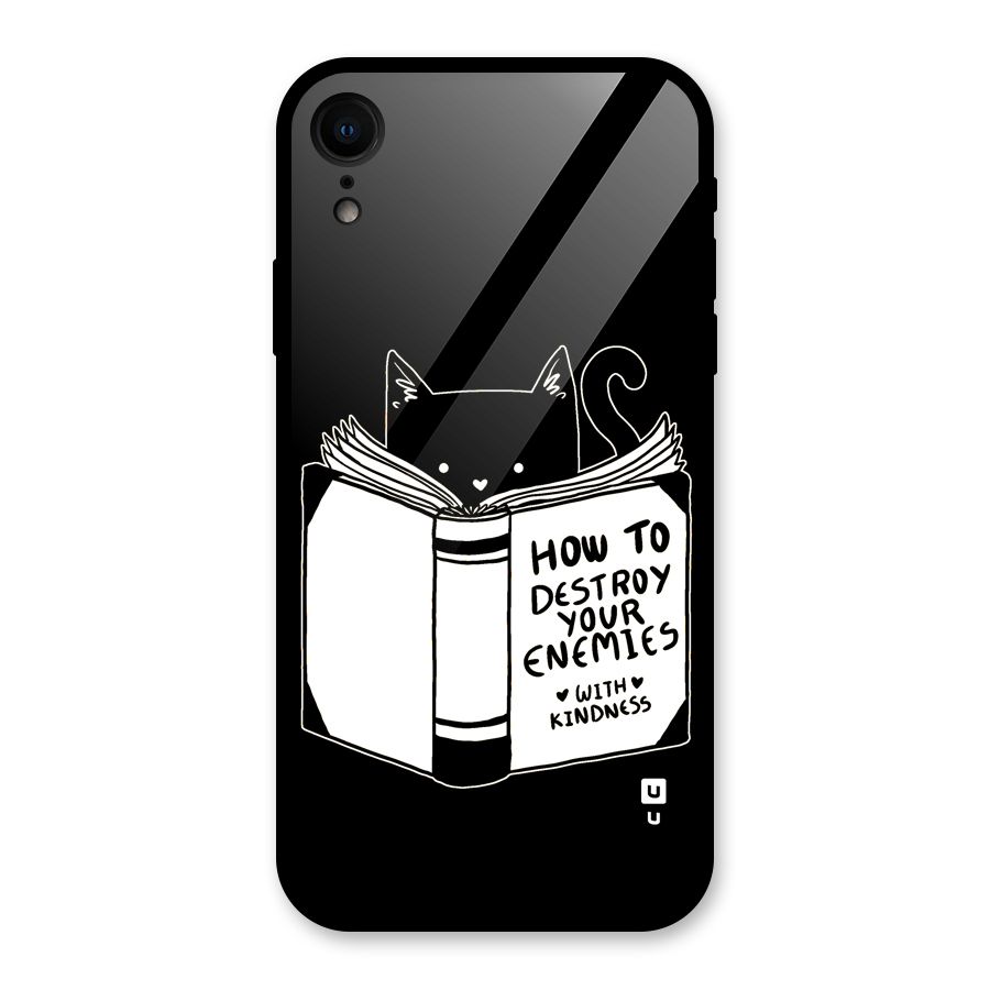Enemies Destroyer Glass Back Case for iPhone XR