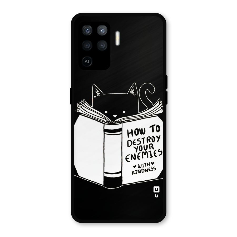 Enemies Destroyer Metal Back Case for Oppo F19 Pro