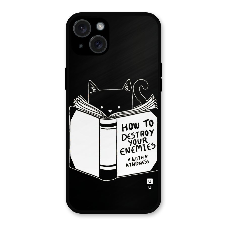 Enemies Destroyer Metal Back Case for iPhone 15 Plus