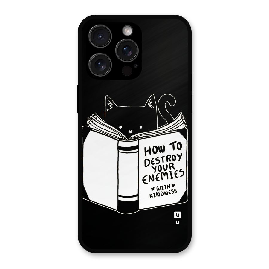 Enemies Destroyer Metal Back Case for iPhone 15 Pro Max