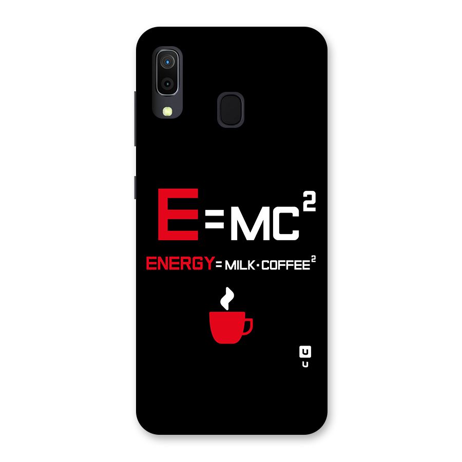 Energy Coffee Equation Back Case for Galaxy A30