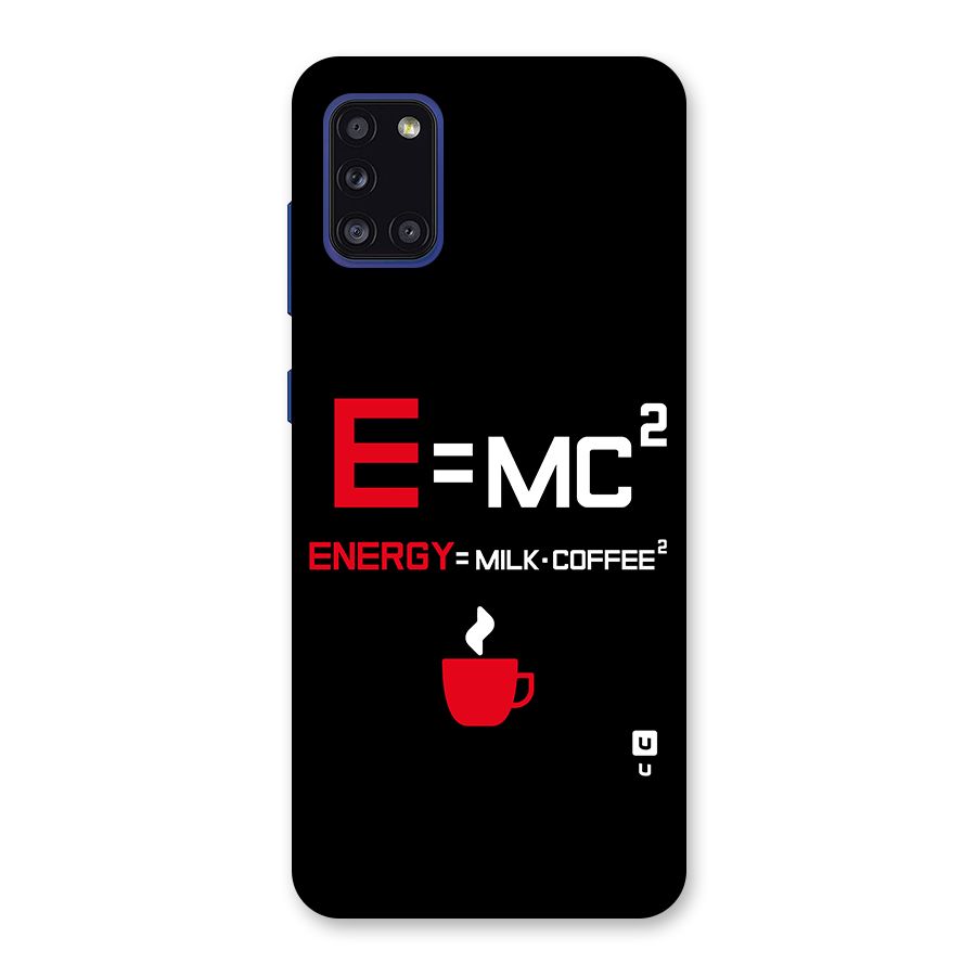 Energy Coffee Equation Back Case for Galaxy A31