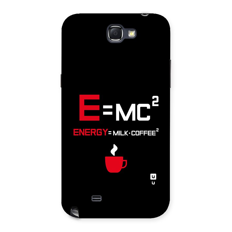 Energy Coffee Equation Back Case for Galaxy Note 2