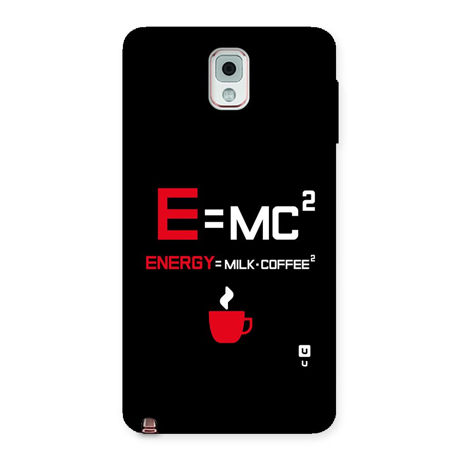 Energy Coffee Equation Back Case for Galaxy Note 3