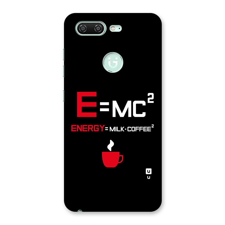 Energy Coffee Equation Back Case for Gionee S10