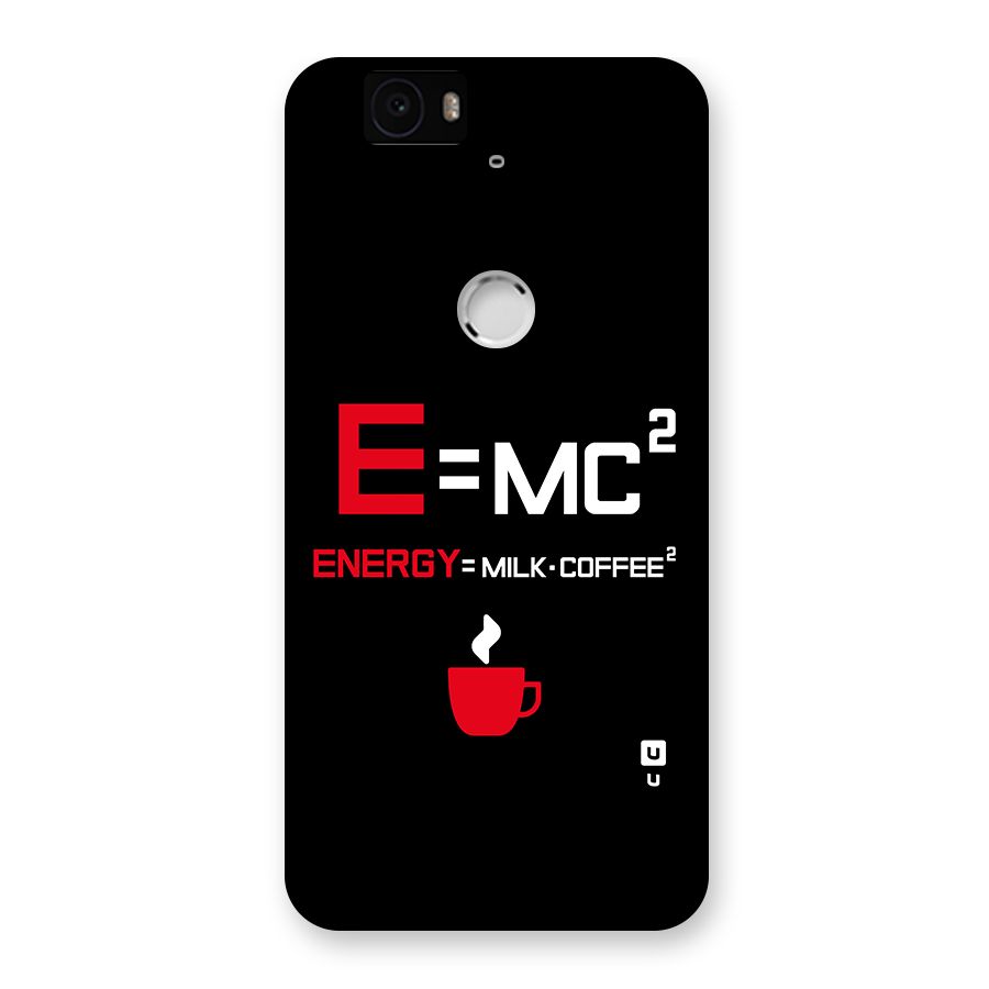 Energy Coffee Equation Back Case for Google Nexus-6P