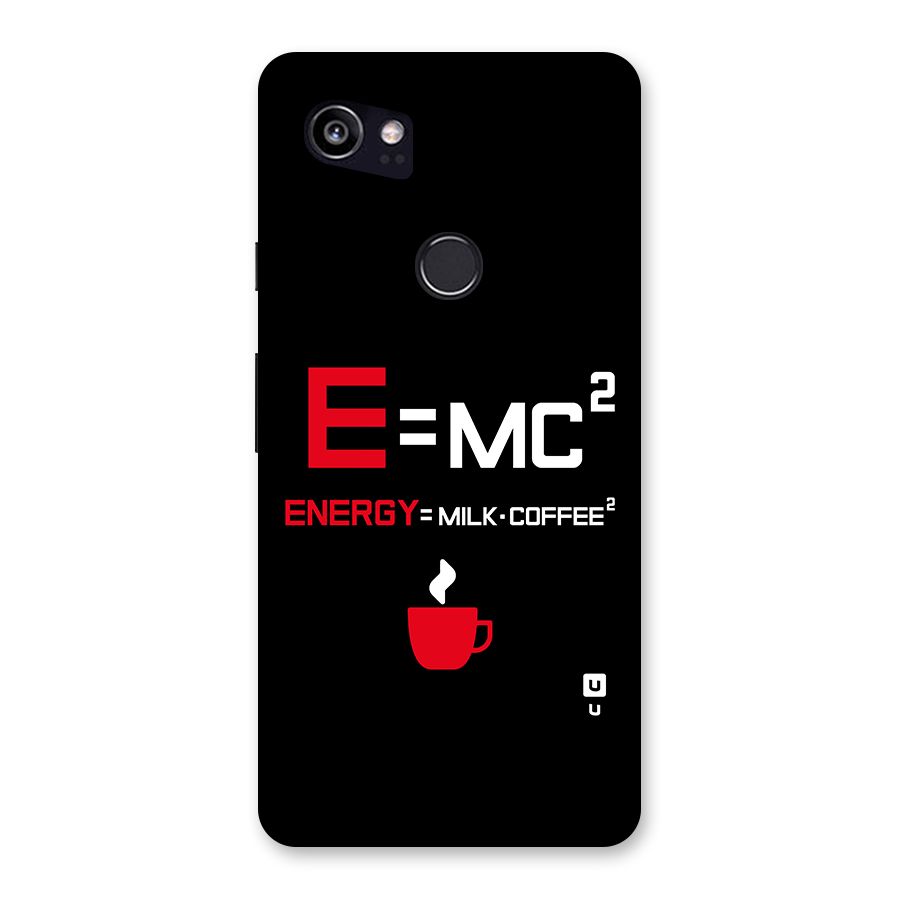 Energy Coffee Equation Back Case for Google Pixel 2 XL
