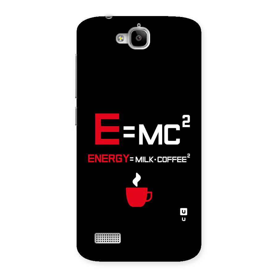 Energy Coffee Equation Back Case for Honor Holly
