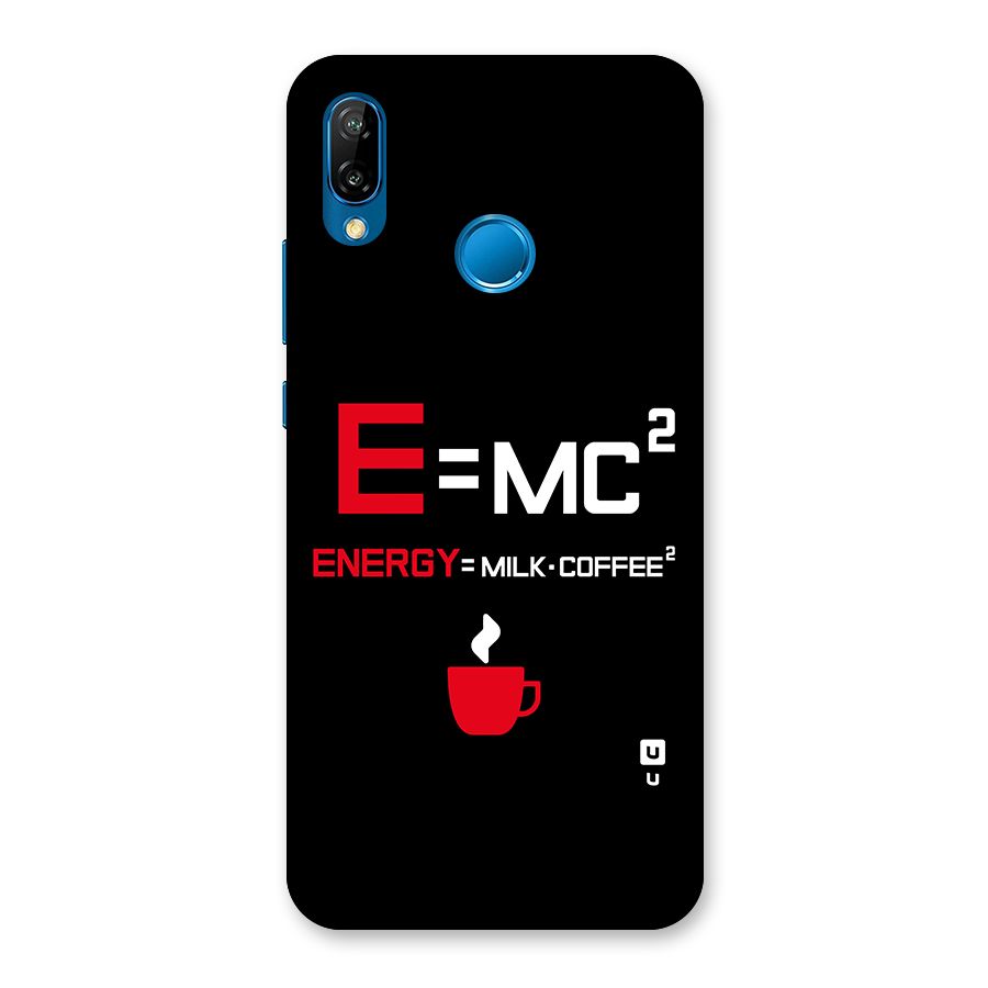 Energy Coffee Equation Back Case for Huawei P20 Lite