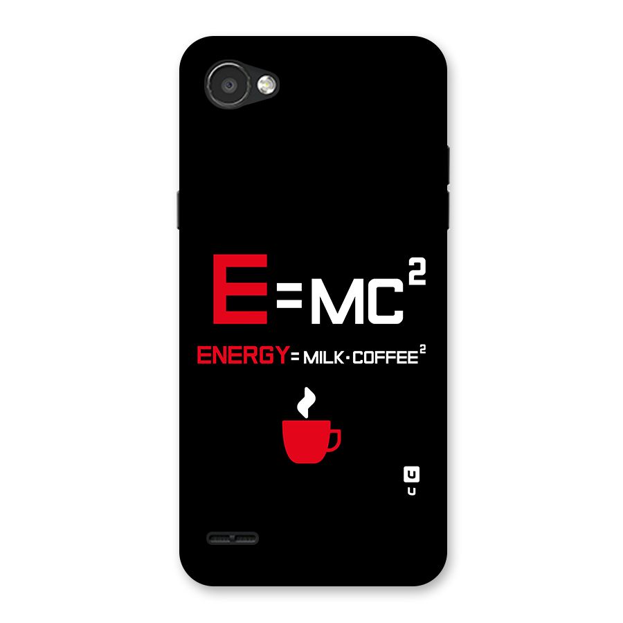 Energy Coffee Equation Back Case for LG Q6