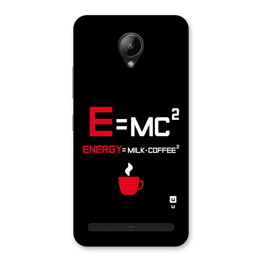 Energy Coffee Equation Back Case for Lenovo C2