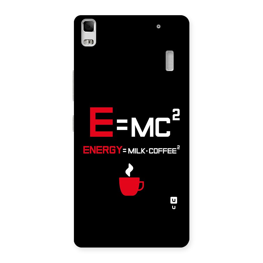 Energy Coffee Equation Back Case for Lenovo K3 Note