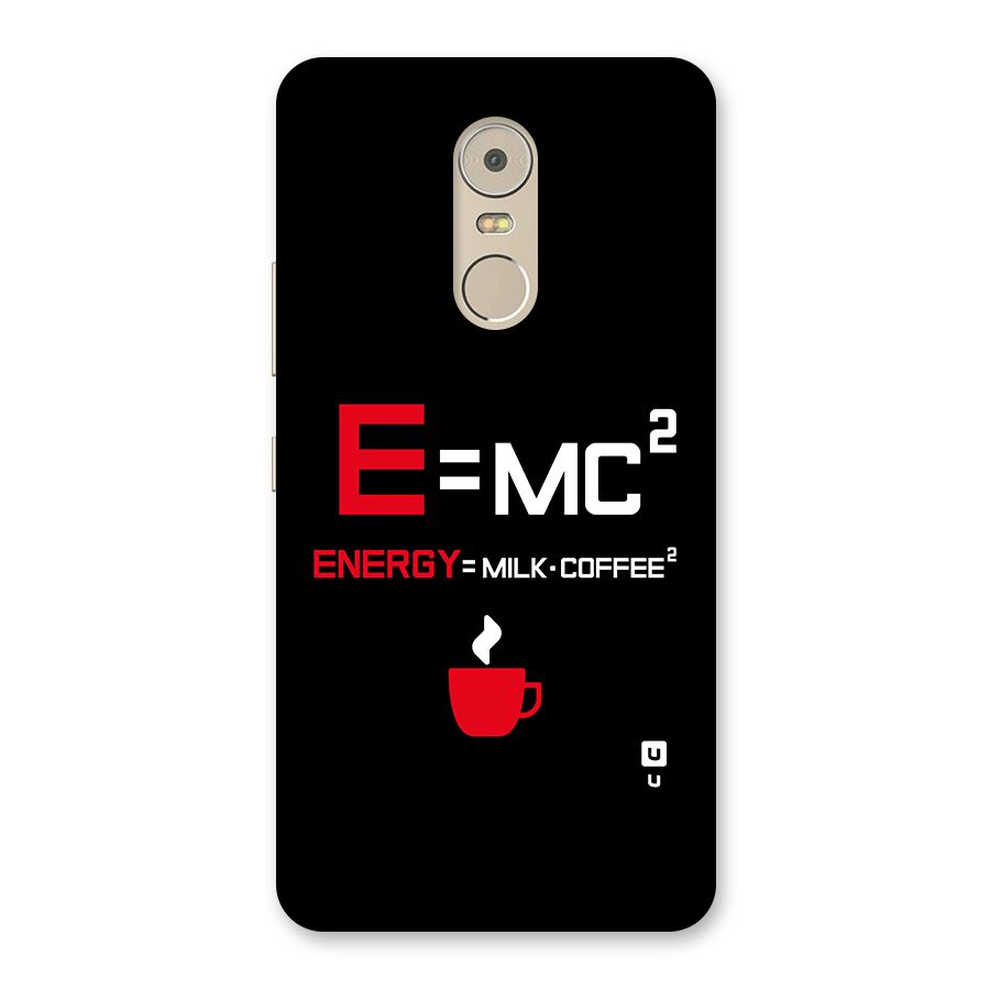 Energy Coffee Equation Back Case for Lenovo K6 Note