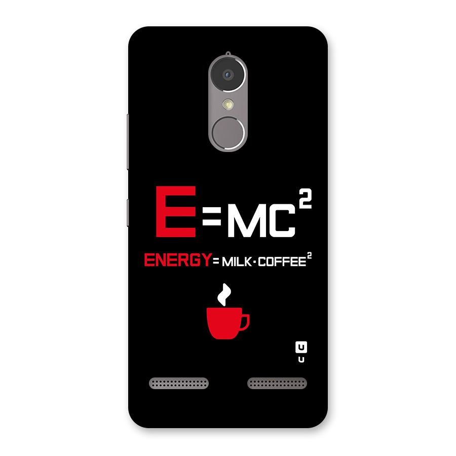 Energy Coffee Equation Back Case for Lenovo K6 Power