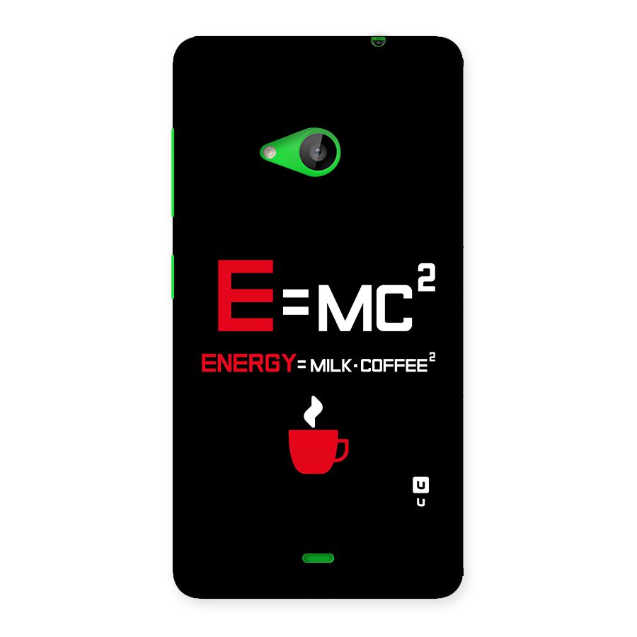 Energy Coffee Equation Back Case for Lumia 535