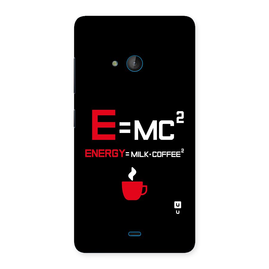 Energy Coffee Equation Back Case for Lumia 540